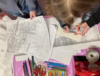 Young families at community events have partaken in crafts associated with the Town Hall and Lowestoft Heritage